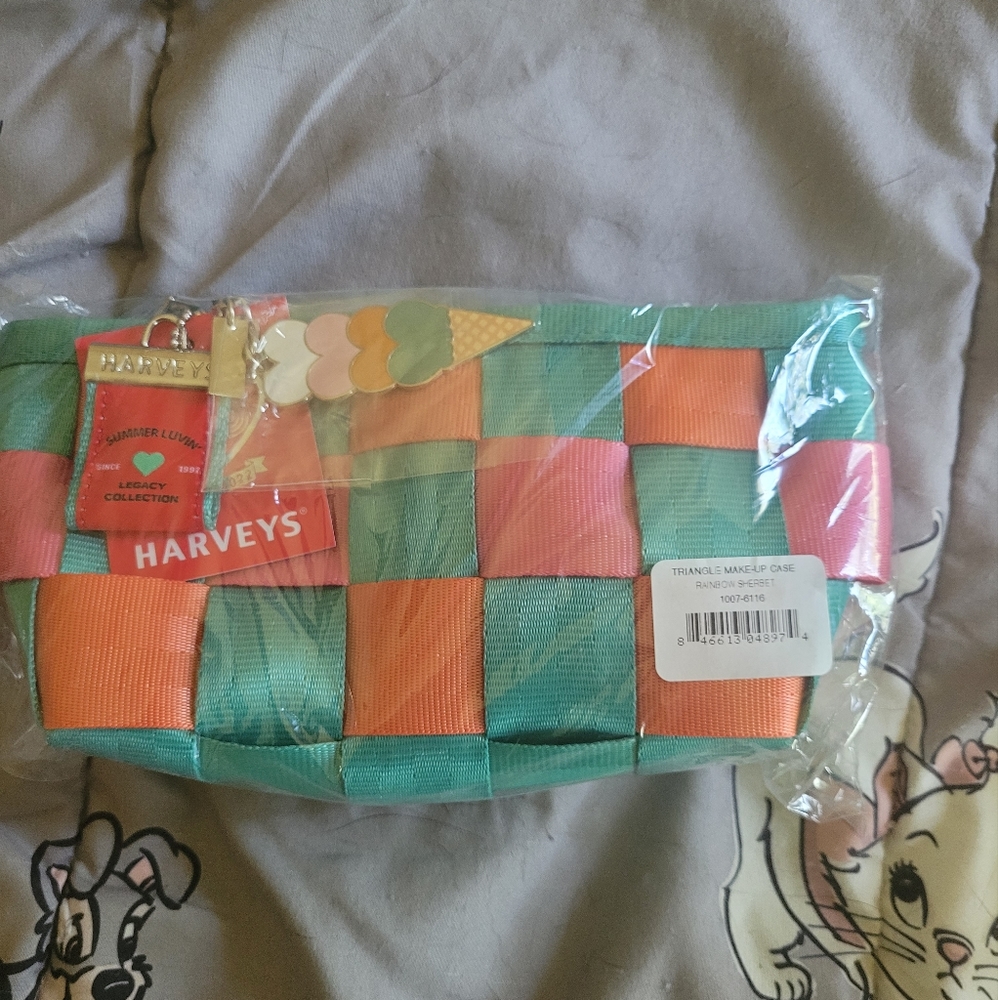 Harvey's Rainbow Sherbert make up bag